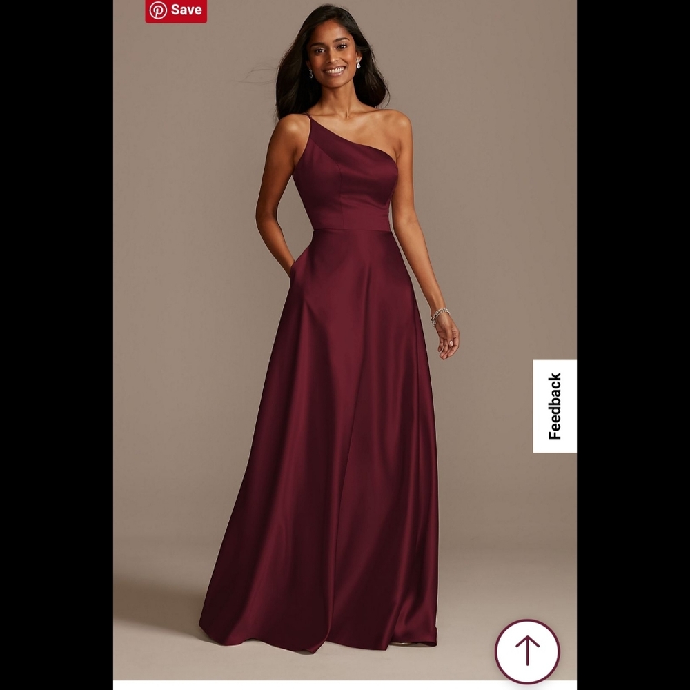 David's Bridal Bridesmaid Gown dress